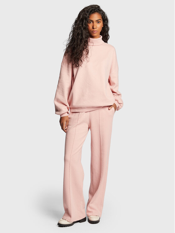 American Vintage Felpa Ellan ELLA03AH22 Rosa Regular Fit Modivo