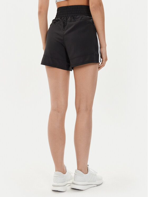 adidas adidas Sportske kratke hlače Pacer Training 3-Stripes IT7760 Crna Regular Fit