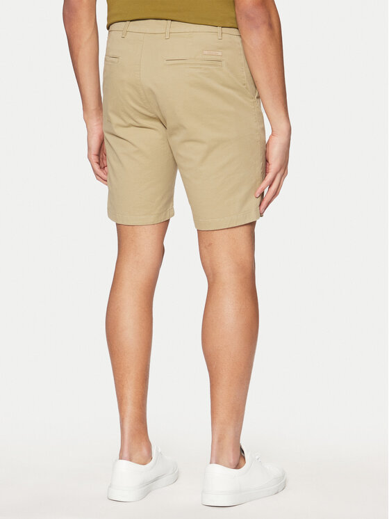 Calvin Klein Calvin Klein Szövet rövidnadrág Modern Twill K10K114063 Bézs Slim Fit