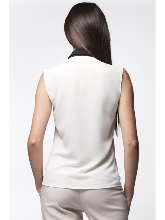 Awama Awama Koszula A023 Écru Basic Fit