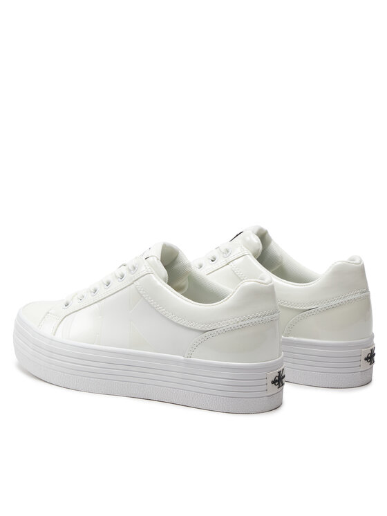 Calvin Klein Jeans Calvin Klein Jeans Sneakersy Bold Vulc Flatf Low Lth Nbs Mr YW0YW01408 Biela