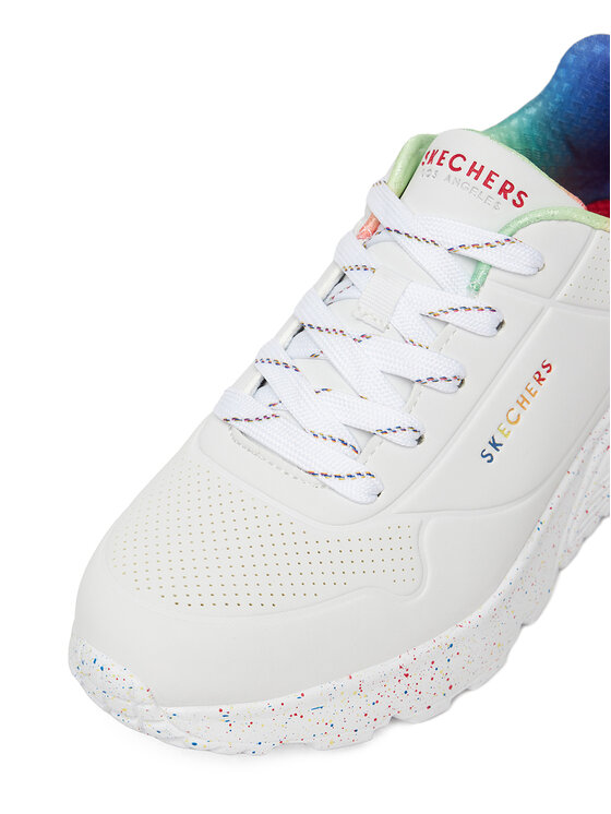 Skechers Skechers Sneakersy UNO LITE 310456L WMLT Biela
