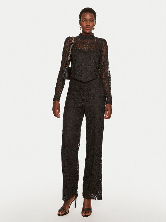 TWINSET TWINSET Блуза 242TP2464 Черен Slim Fit