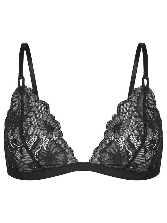 Hunkemöller Hunkemöller Bralette melltartó Stormi 300739 Fekete