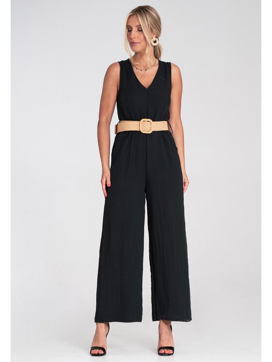 FIGL FIGL Overal M1193 Černá Regular Fit
