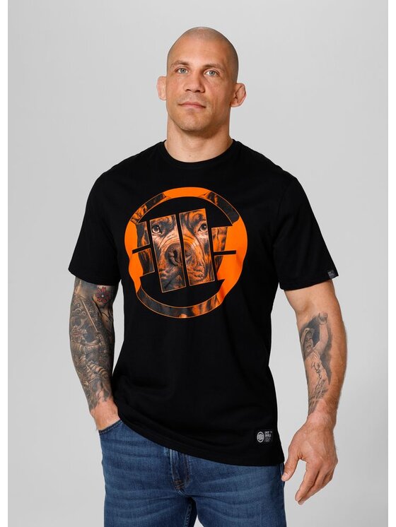 PITBULL PITBULL T-Shirt Koszulka Czarny Regular Fit