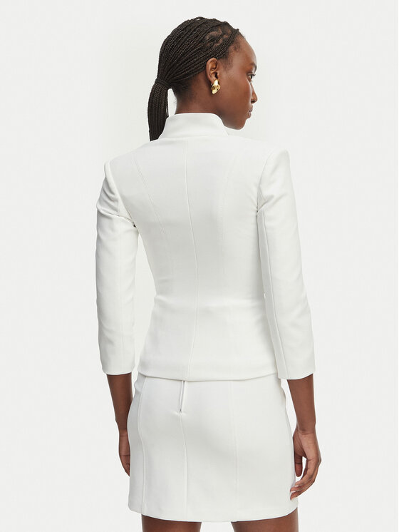 Elisabetta Franchi Elisabetta Franchi Sacou GI-202-61E2-V590 Alb Regular Fit