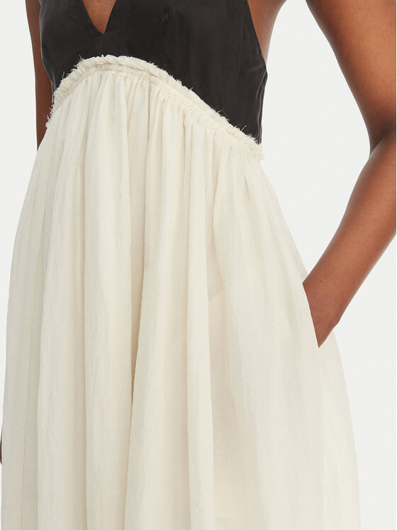 Eleh Eleh Letné šaty SS260018 Biela Regular Fit