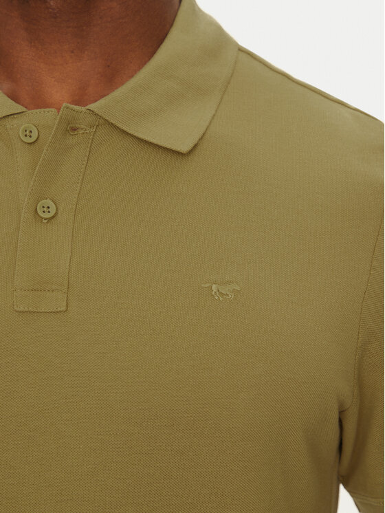 Mustang Mustang Poloshirt Palco 1016293 Grün Regular Fit
