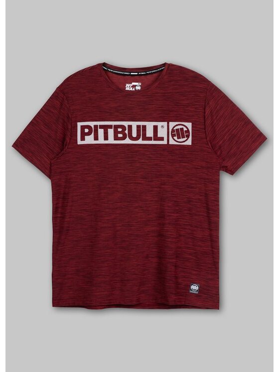 PITBULL PITBULL Koszulka techniczna Koszulka Casual Sport Hilltop 3XL Bordowy Regular Fit
