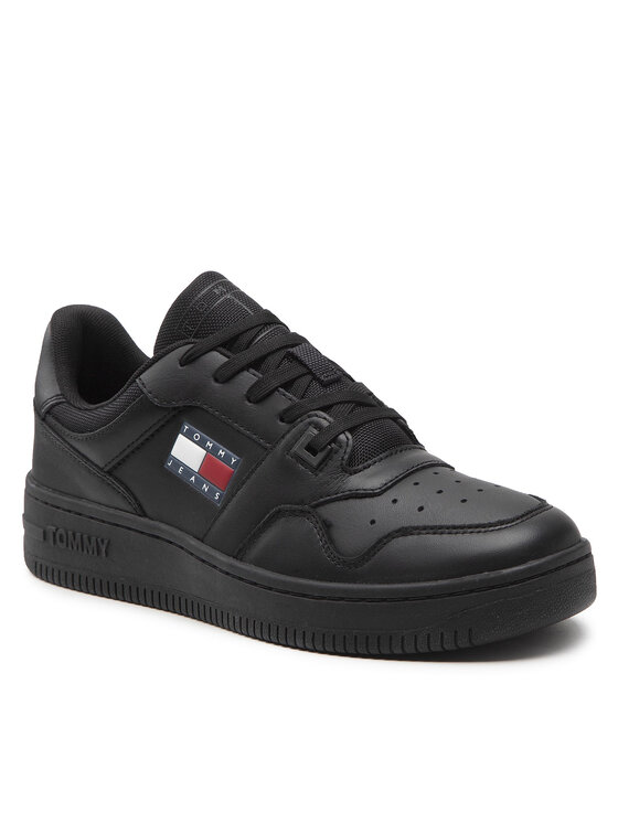 Tommy Jeans Tommy Jeans Αθλητικά Retro Basket EM0EM00955 Μαύρο
