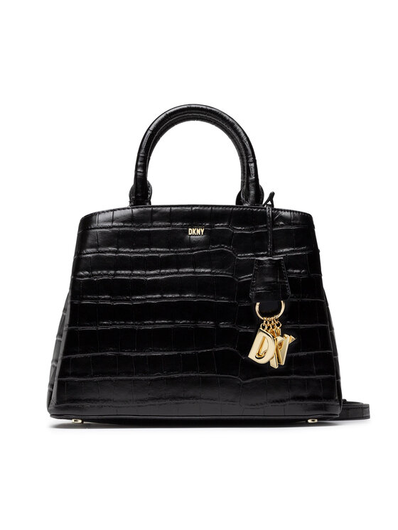 DKNY Torebka Paige Md Satchel R23DP327 Czarny Modivo.pl