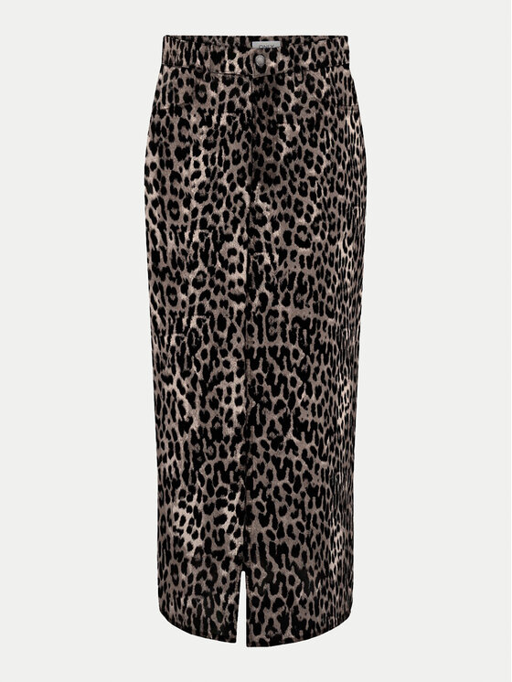 ONLY ONLY Maxi szoknya 15343258 Fekete Regular Fit
