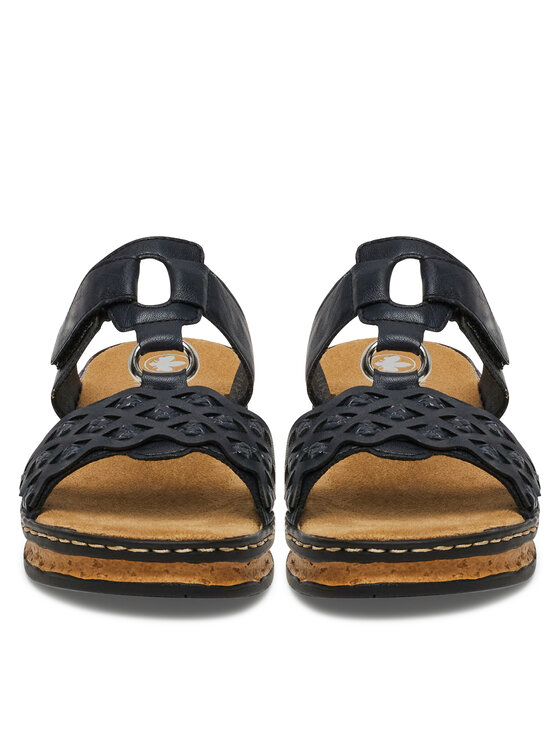 Rieker Rieker Pantoletten 629K9-14 Dunkelblau