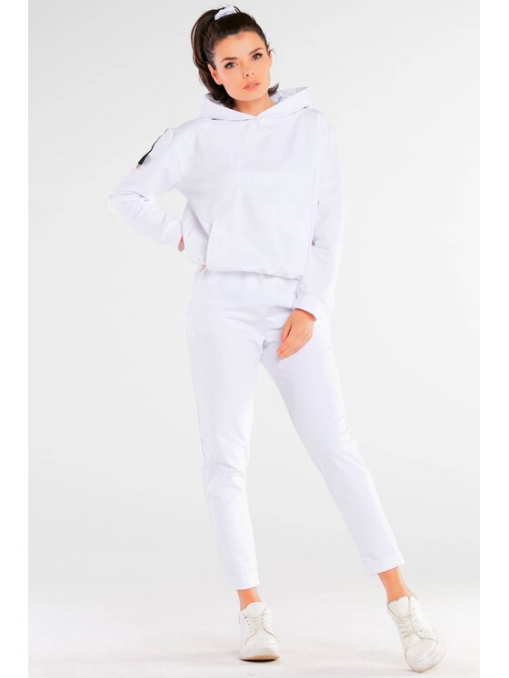 Infinite You Infinite You Spodnie damskie M250 Biały Basic Fit