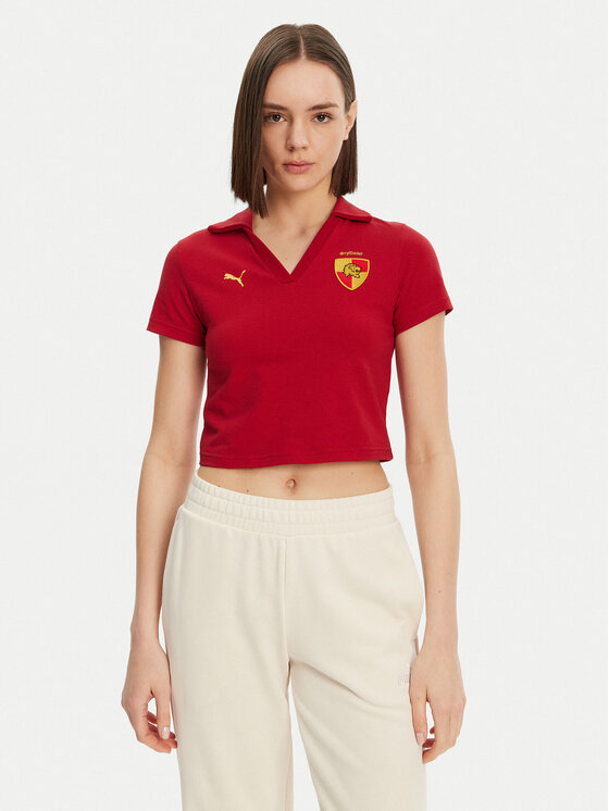 Puma Polokošeľa Harry Potter 630097 Červená Regular Fit