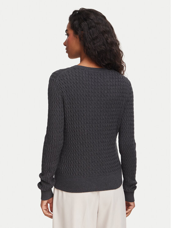 Tommy Hilfiger Tommy Hilfiger Πουλόβερ WW0WW44987 Σκούρο γκρι Regular Fit