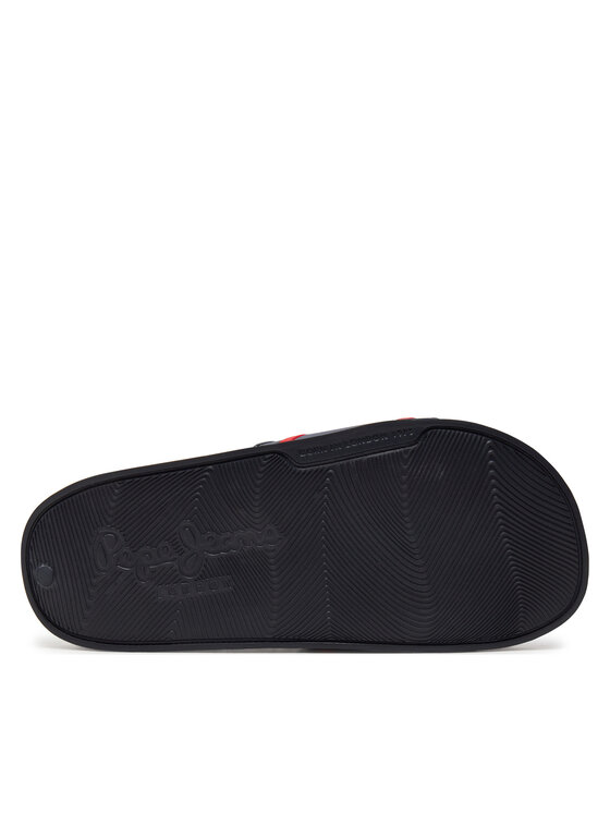 Pepe Jeans Pepe Jeans Papucs Slider Logo B PBS70054 Sötétkék