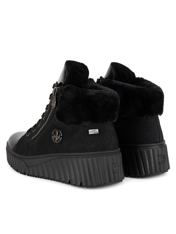 Rieker Rieker Botine N2505-00 Negru