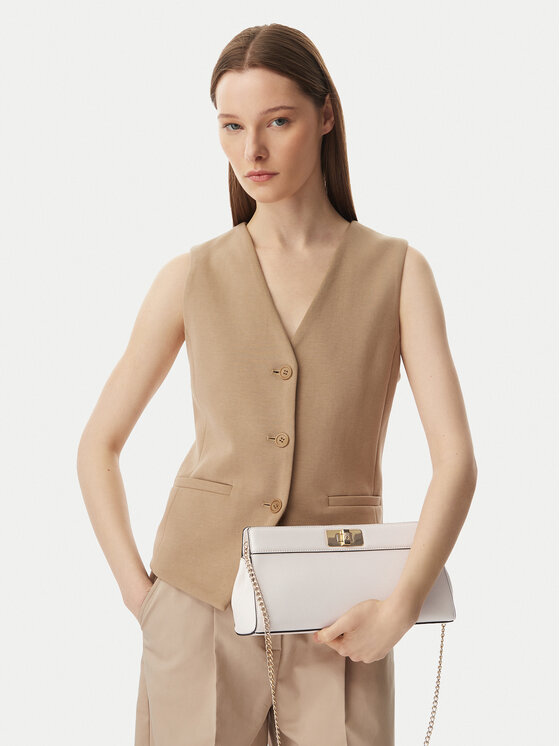 Tommy Hilfiger Tommy Hilfiger Borsetta Th Modern Clutch AW0AW18727 Crema