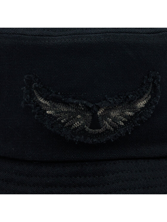 Zadig&Voltaire Zadig&Voltaire Kapelusz Bob Wings Patch OWHT00119 Czarny