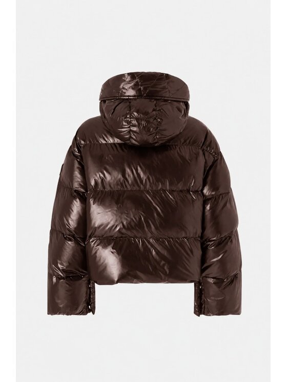 PINKO PINKO Kurtka zimowa Impasto Brązowy Oversize