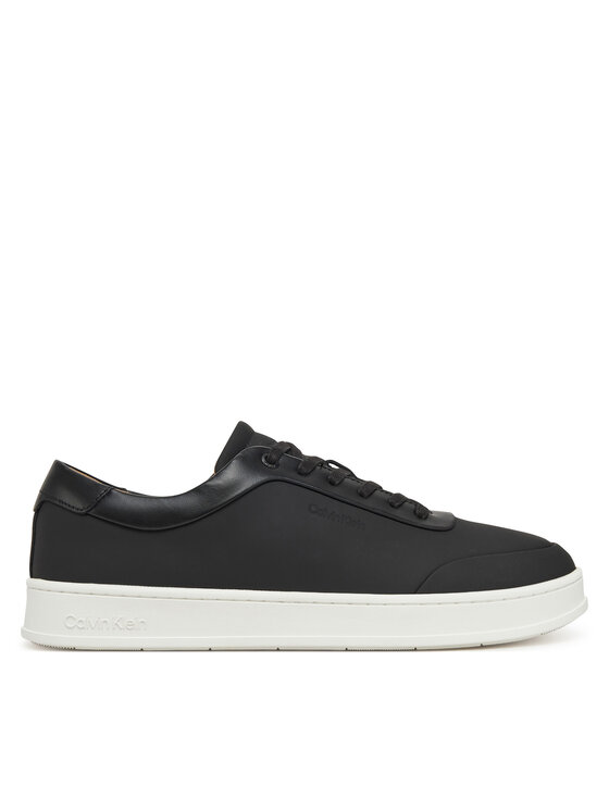 Calvin Klein Sneakersy Low Top Lace Up Oxford Rubb Lth HM0HM01708 Čierna