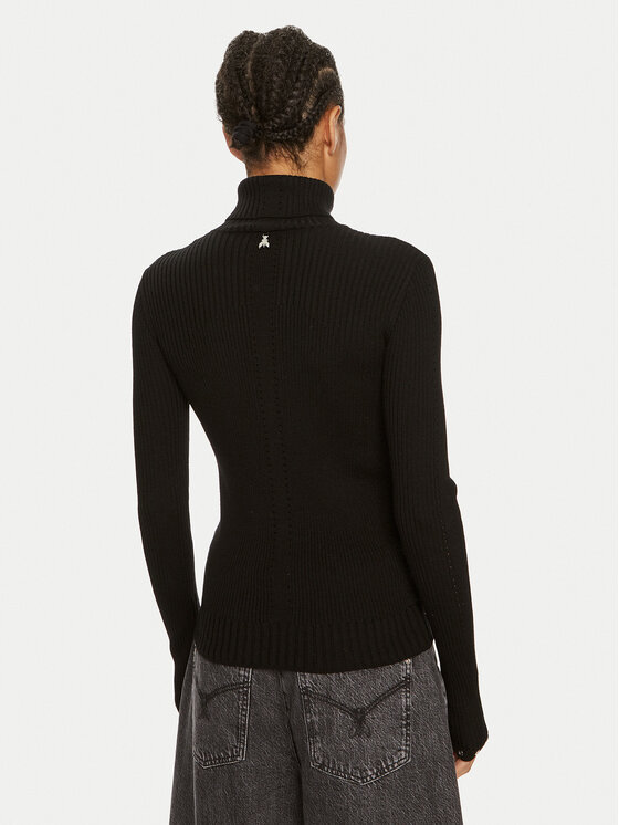 Patrizia Pepe Patrizia Pepe Dolcevita 8K0206 KM36-K103 Nero Regular Fit
