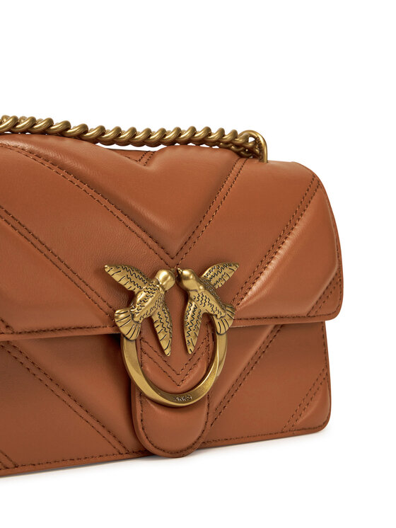 PINKO PINKO Torbica Love One Mini Light 104550 A26Z Smeđa