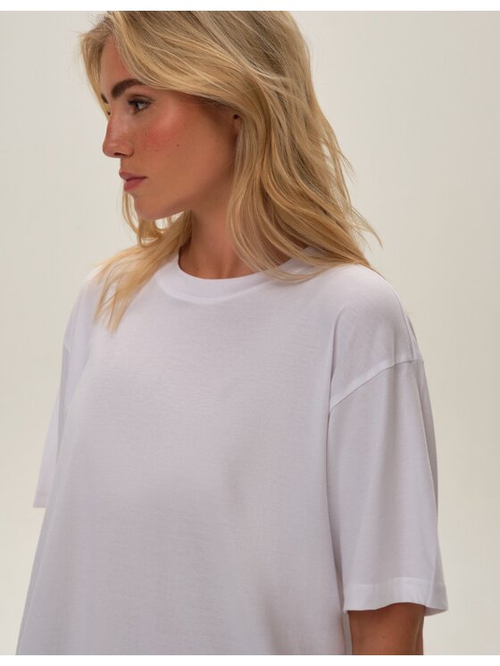 Esotiq Esotiq T-Shirt 42127 Biały Regular Fit