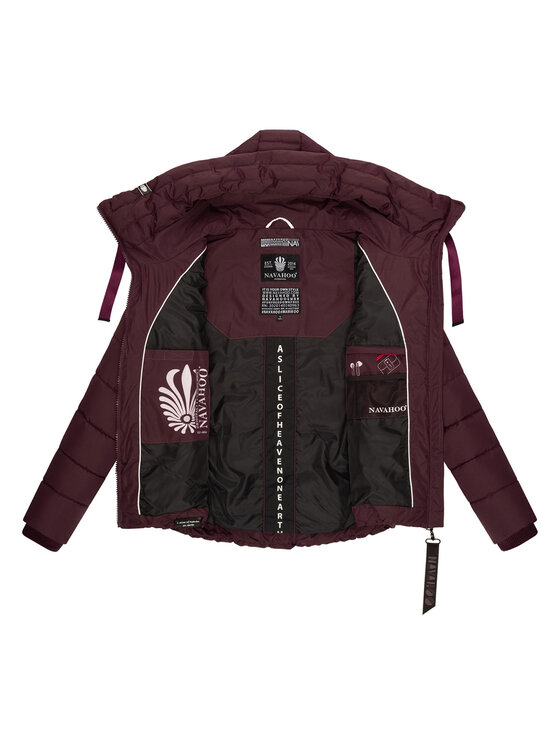 Navahoo Navahoo Kurtka zimowa Amayaa Czerwony Regular Fit