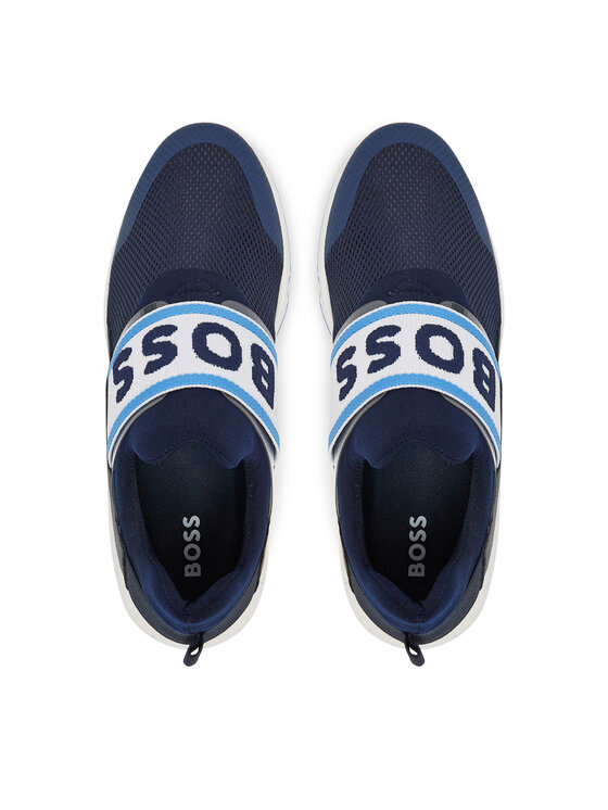BOSS BOSS Sneakersy J51645 S Granatowy
