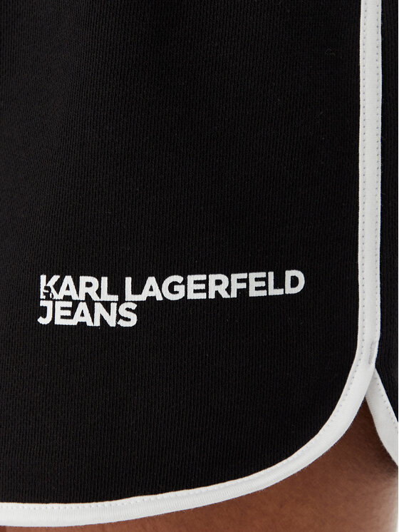 Karl Lagerfeld Jeans Karl Lagerfeld Jeans Pantaloni scurți sport B2W10125 Negru Regular Fit