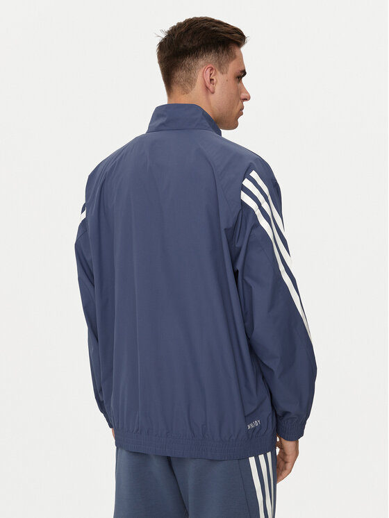 adidas adidas Bluza Future Icons 3-Stripes IR9237 Niebieski Loose Fit
