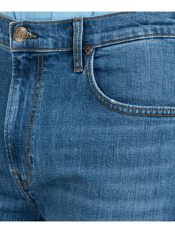 Lee Lee Jeansy RIDER Niebieski Slim Fit