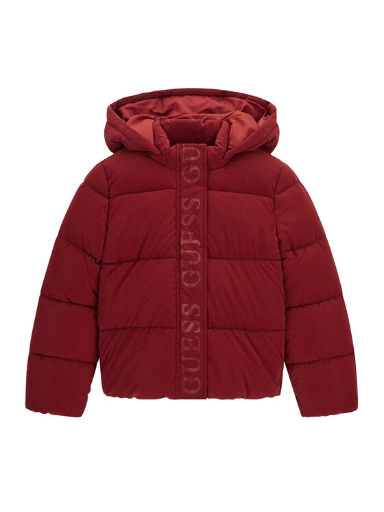 Guess Guess Μπουφάν χειμωνιάτικο J6BL02 W3993 Σκούρο κόκκινο Regular Fit
