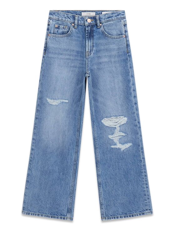 Guess Kids Guess Kids Spodnie materiałowe 180603 Niebieski Regular Fit