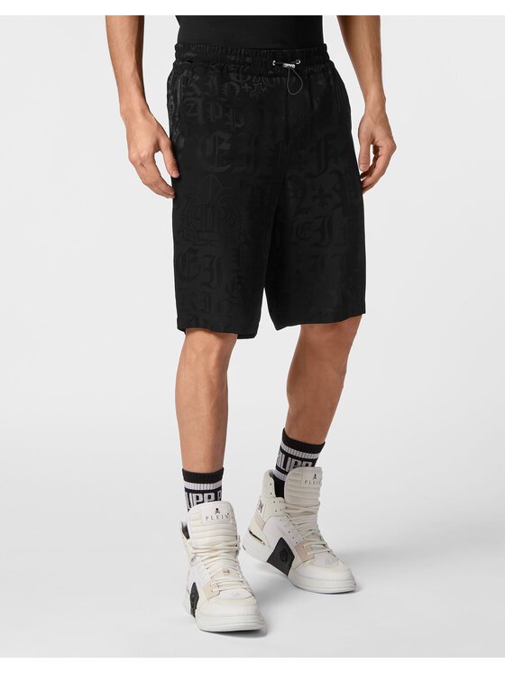 PHILIPP PLEIN PHILIPP PLEIN Pantaloncini 14865 Nero Regular Fit
