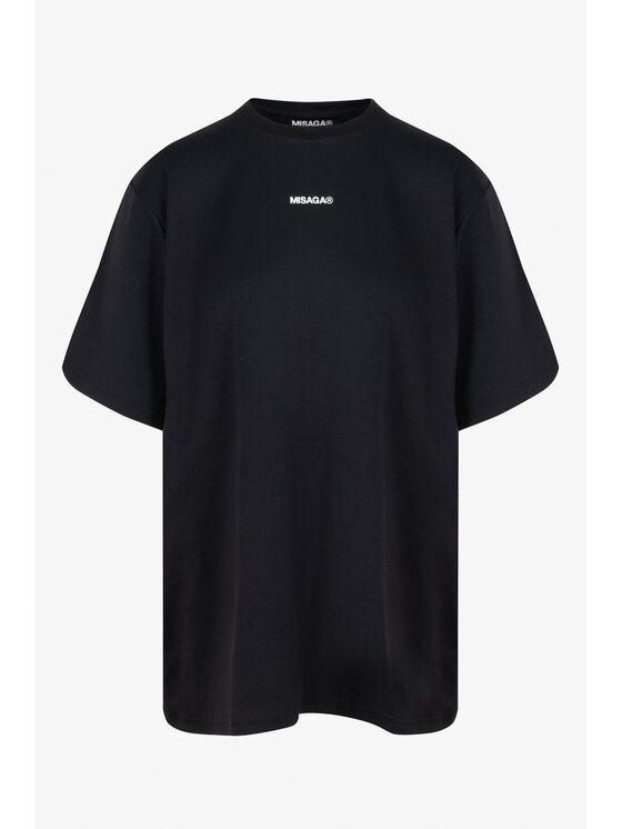 Misaga Misaga T-Shirt DASR T-SHIRT Czarny Oversize