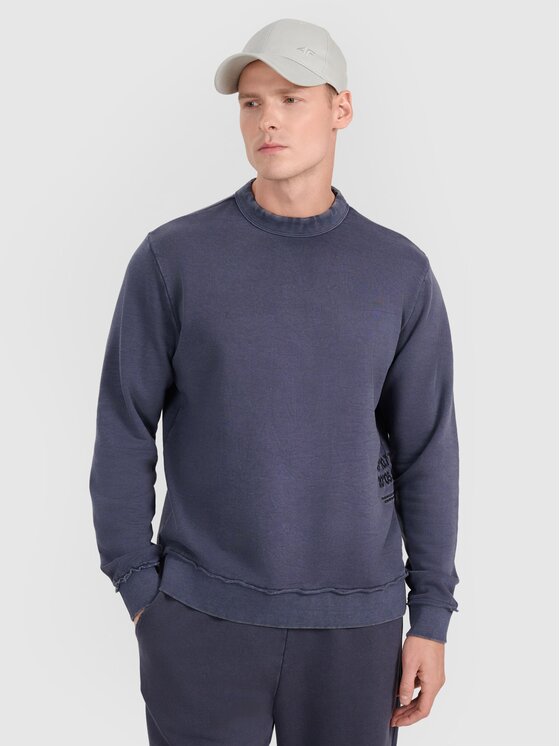 4F 4F Felpa 4FWSS25TSWSM1739-22S Nero Regular Fit