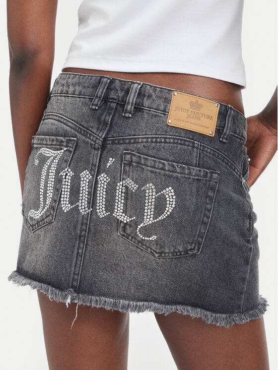 Juicy Couture Juicy Couture Džinsinis sijonas JCDGS126958 Pilka Regular Fit