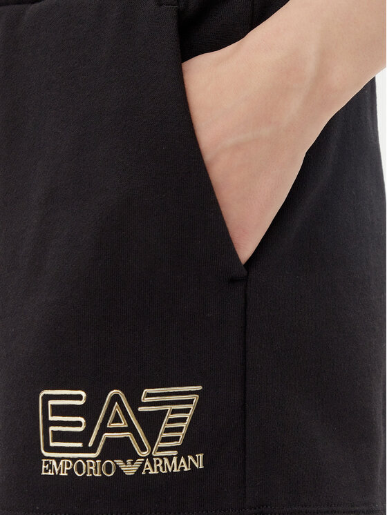 EA7 Emporio Armani EA7 Emporio Armani Szorty sportowe 7W000108 AF12473 MC004 Czarny Loose Fit
