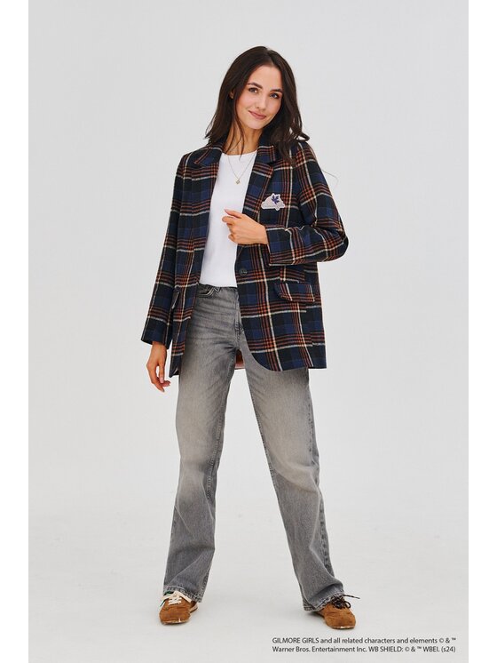 NAOKO NAOKO Marynarka Gilmore Girls Kolorowy Regular Fit
