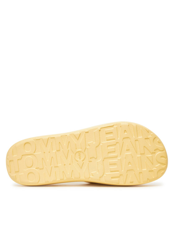 Tommy Jeans Tommy Jeans Şlapi Tjw Chunky Pool Slide Ess EN0EN02879 Galben
