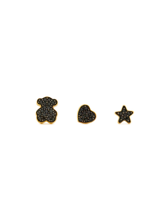 Set 3 cercei TOUS Basicos 1003513400 Negru