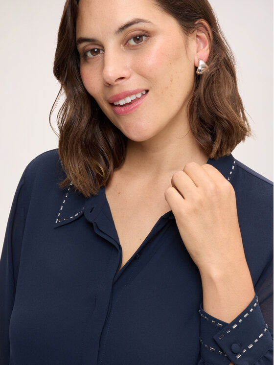 Fiorella Rubino Fiorella Rubino T-shirt G0DSL009304N034 Blu Over Fit
