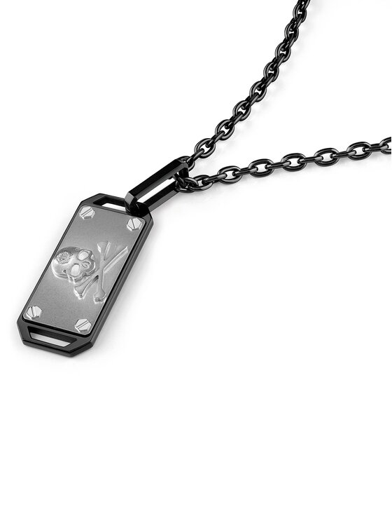 PHILIPP PLEIN PHILIPP PLEIN Nyaklánc $Kull Bones PJWEA09NU Ezüst