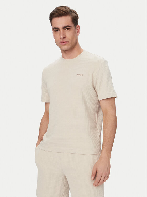 HUGO HUGO Тишърт Austin 50532011 Светлобежов Regular Fit