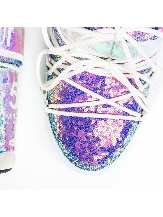 Moon Boot Moon Boot Sniega zābaki Mb Classic Low 50 Leather Holo 14089400001 Daudzkrāsains