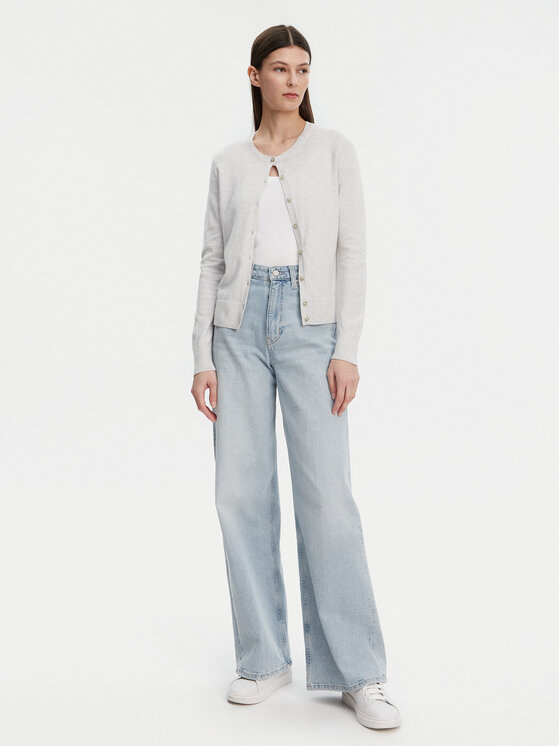 Gap Gap Cardigan 443176-03 Gri Regular Fit